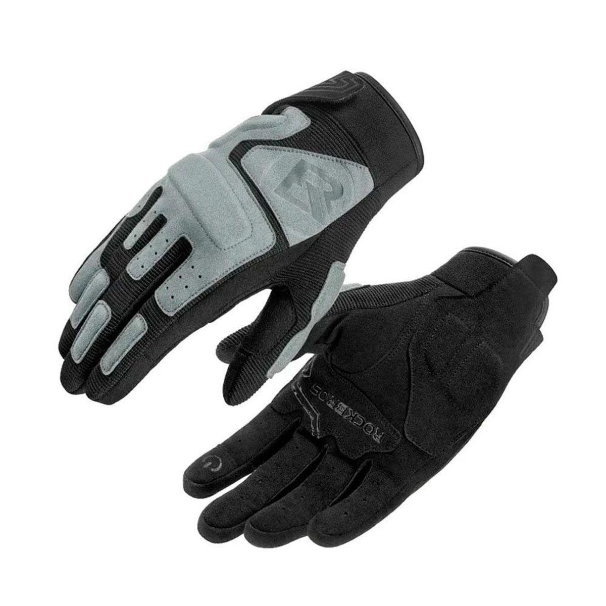 ROCKBROS - Guantes para Moto Negro con Plomo Rockbros