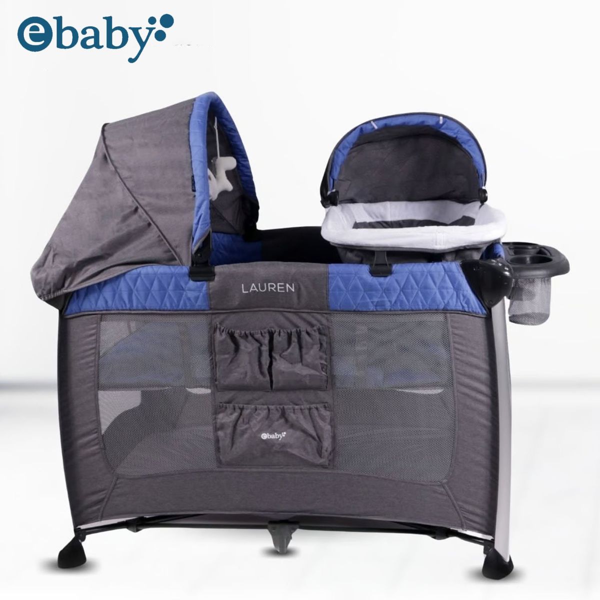 EBABY - Cuna Corral de Lujo MALASIA Blue