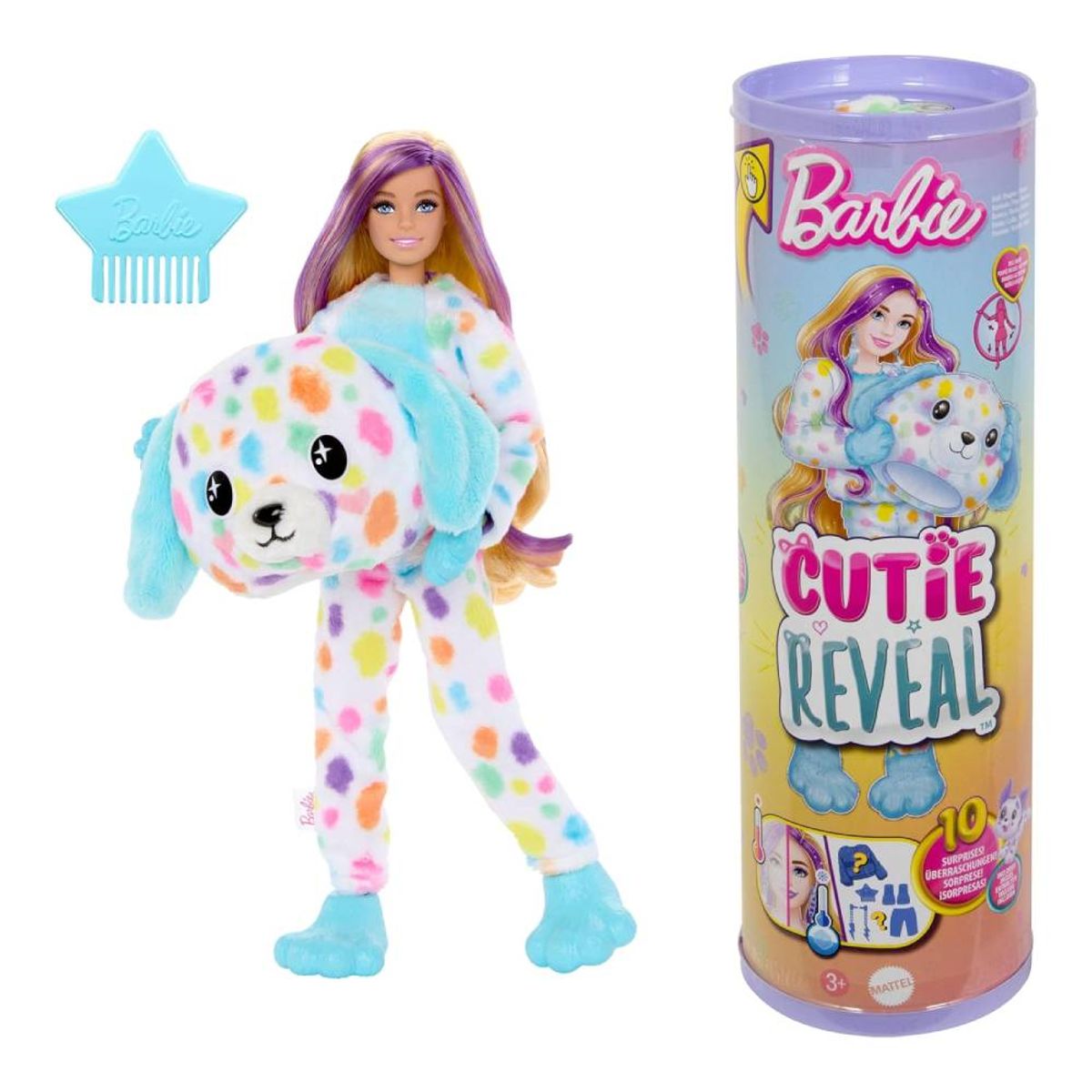 BARBIE - Barbie Cutie Reveal Perrito con manchas