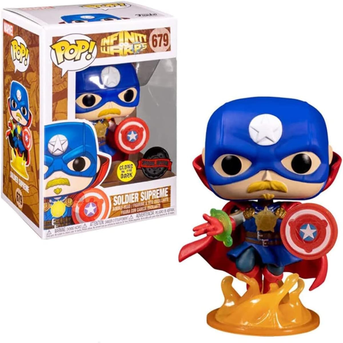 FUNKO - Funko Pop Soldier Supreme Glow In the Dark Infinity Warps
