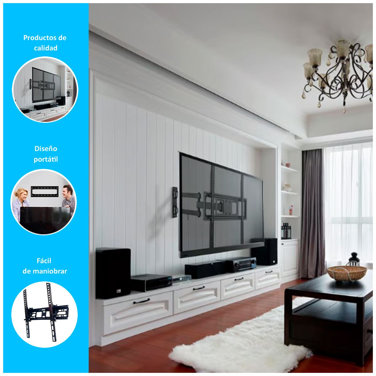 GENERICO - Rack de Tv pared 32 - 55