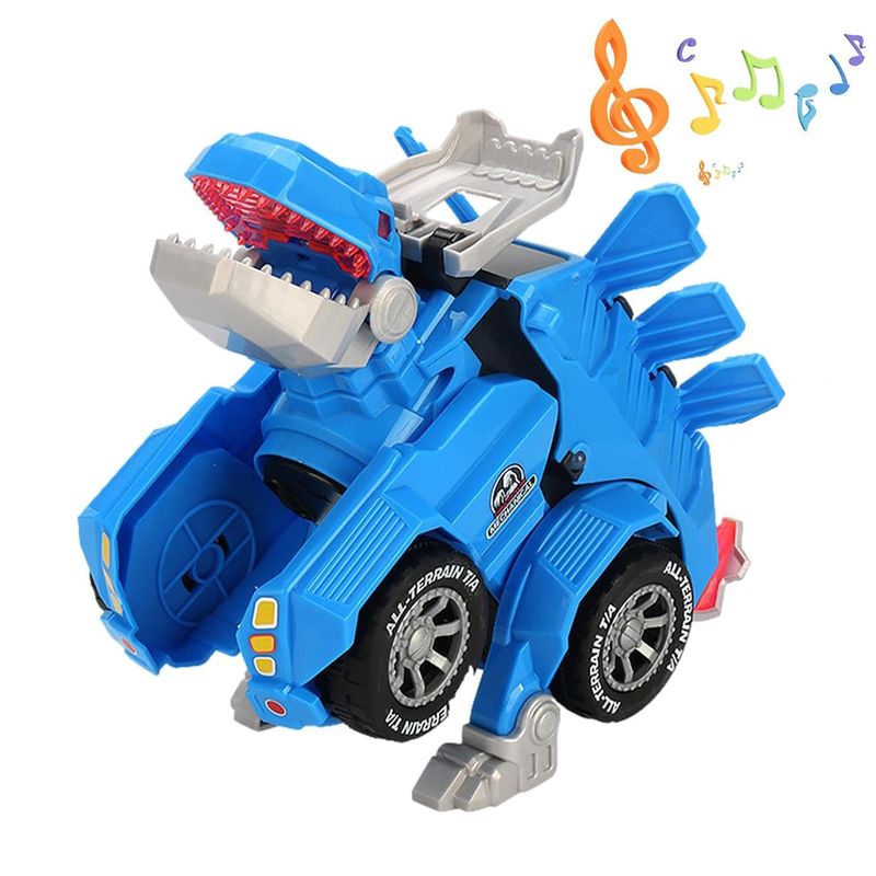GENERICO - Dino-Car carro en forma de dinosaurio que se transforma solo
