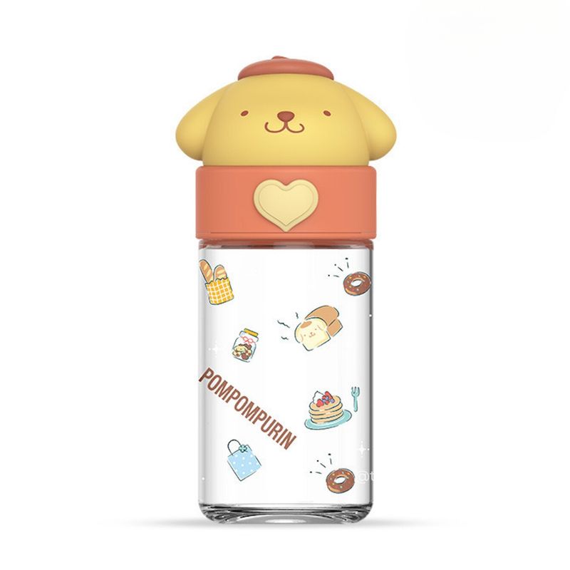 SANRIO - Botella de Vidrio Pompompurin 360 ml - Sanrio