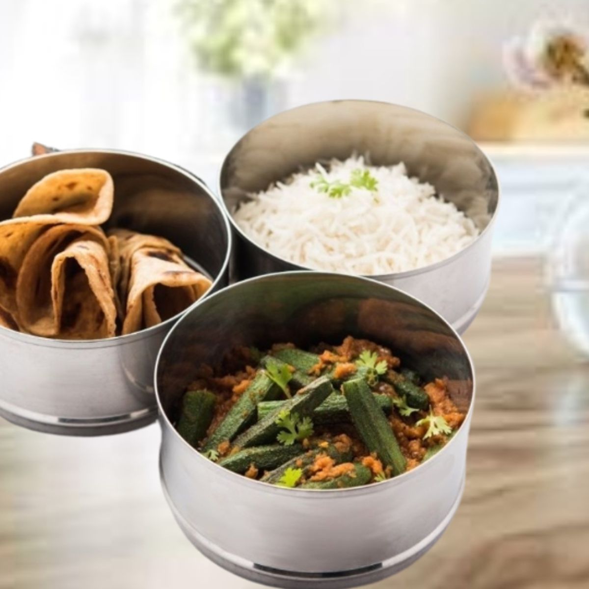 GENERICO - FIAMBRERA PORTAVIANDAS TÉRMICO ACERO INOXIDABLE Y CUCHARA MULTIFUNCIÓN