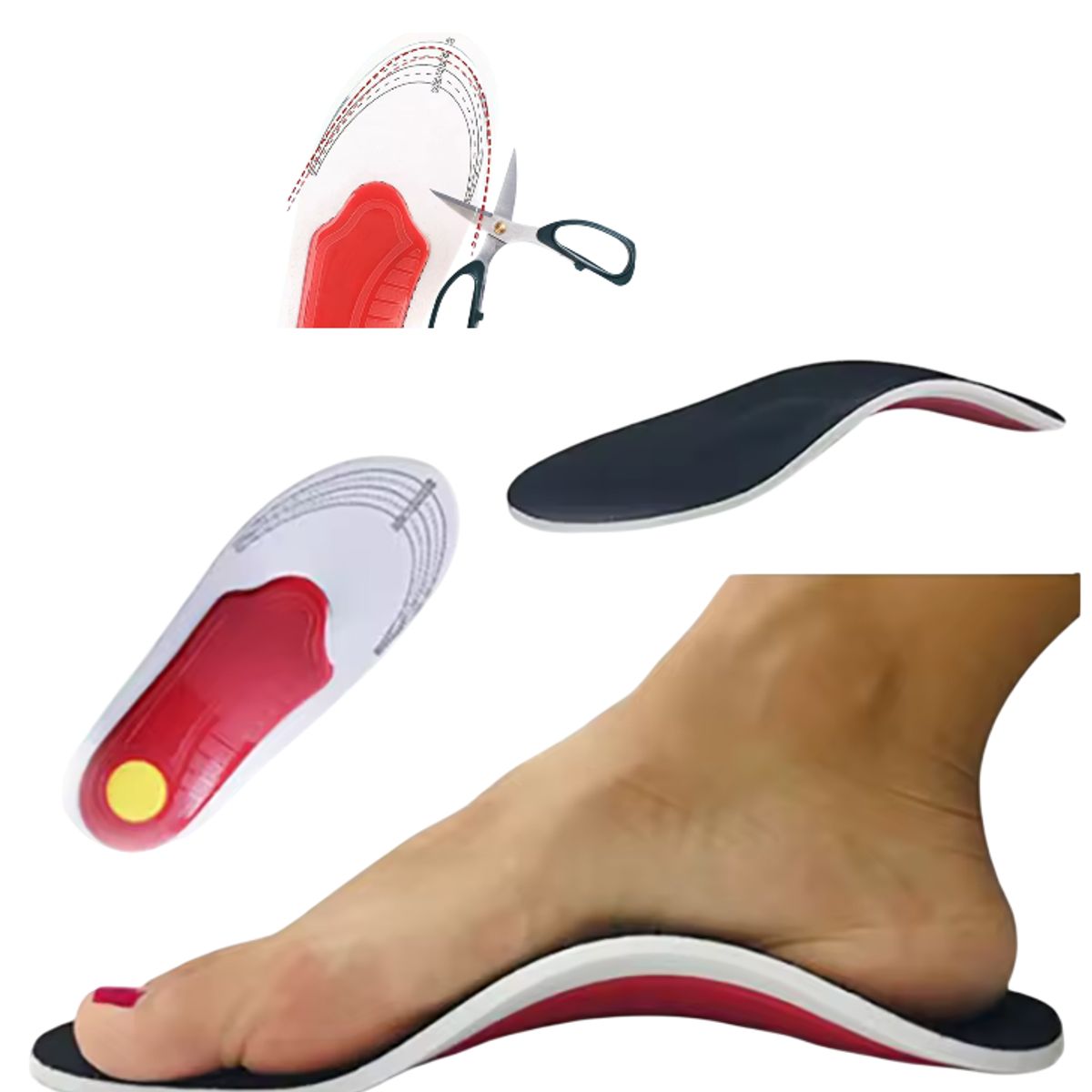 GENERICO - PLANTILLA ORTOPEDICA PIE PLANO UNISEX EVA  40-46