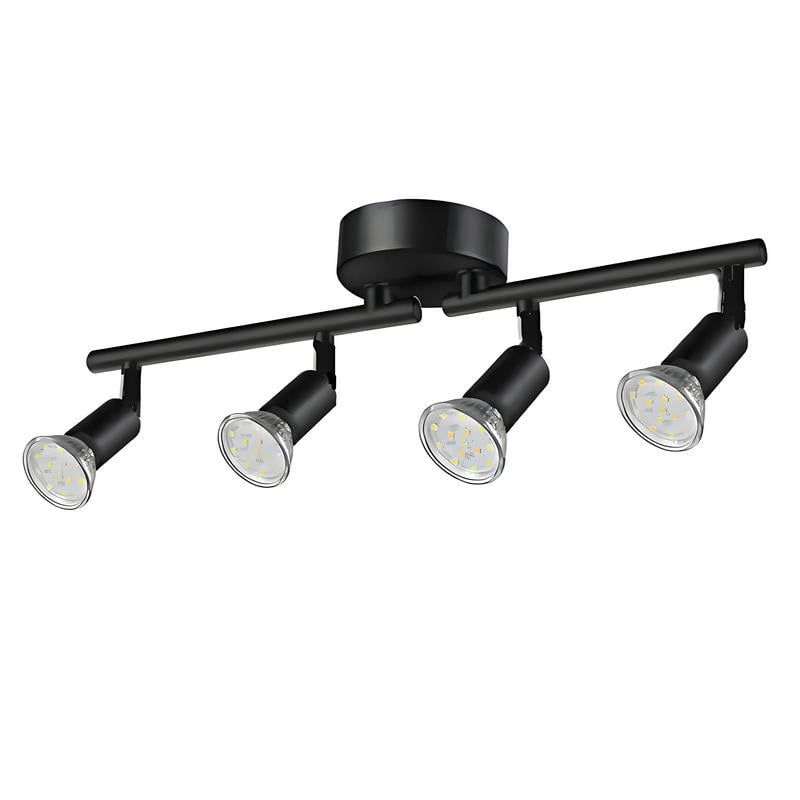 MMDH - Plafón plegable de estilo industrial para dormitorio E27 PEA308-4B