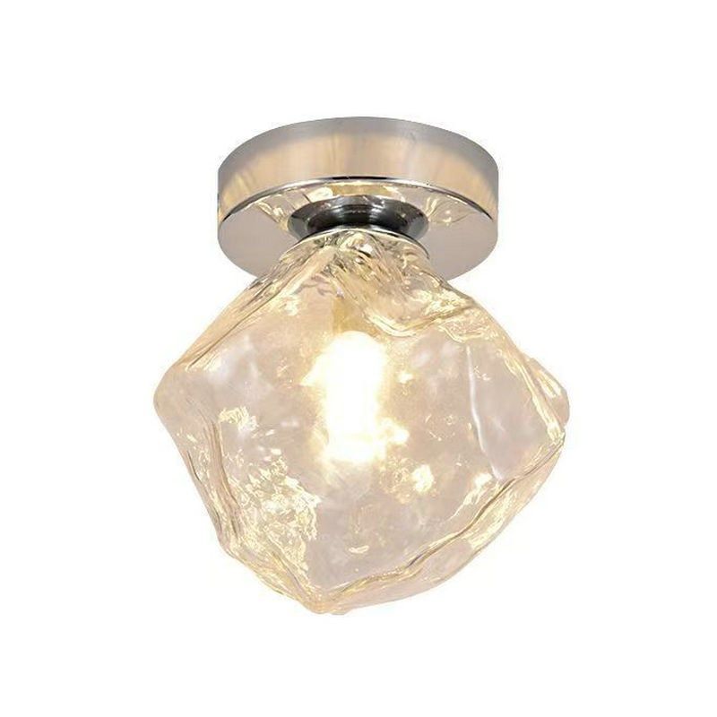 MMDH - Plafón LED de Vidrio para Entrada en Forma de Cubo de Hielo PEA323-7W