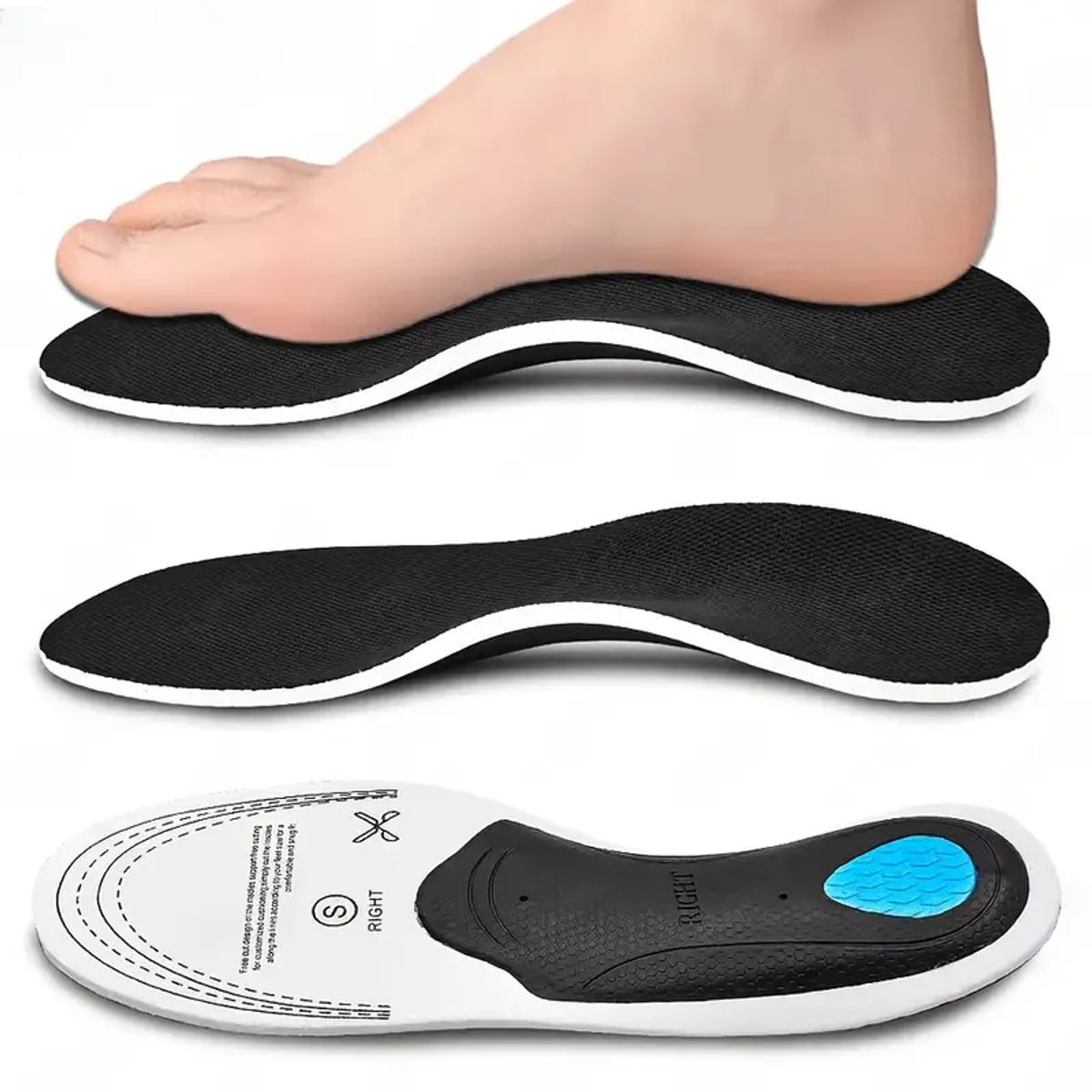 GENERICO - PLANTILLA ORTOPEDICA ARCO PIE PLANO FASCITIS TALLA M