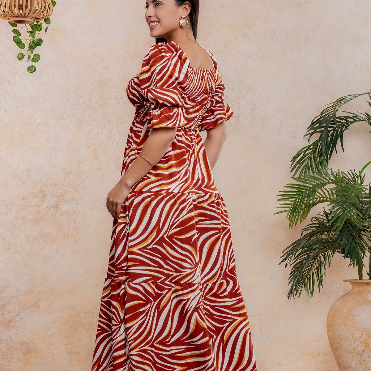 ARMA TU LOOK - VESTIDO CARTAGENA DE SEDA MANGA ABULLONADA ARMA TU LOOK