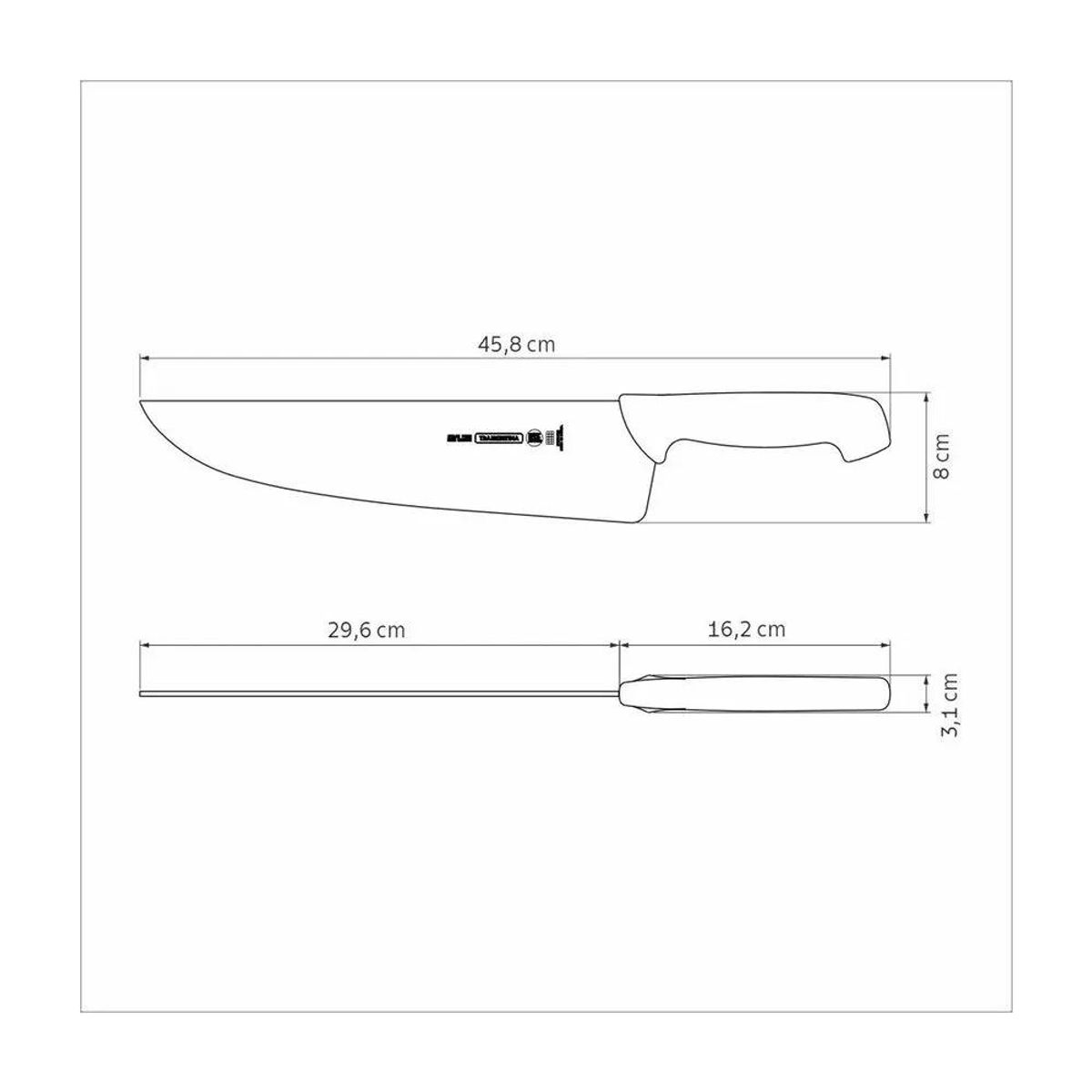 TRAMONTINA - Cuchillo Carnicero 12MBlco 24621082