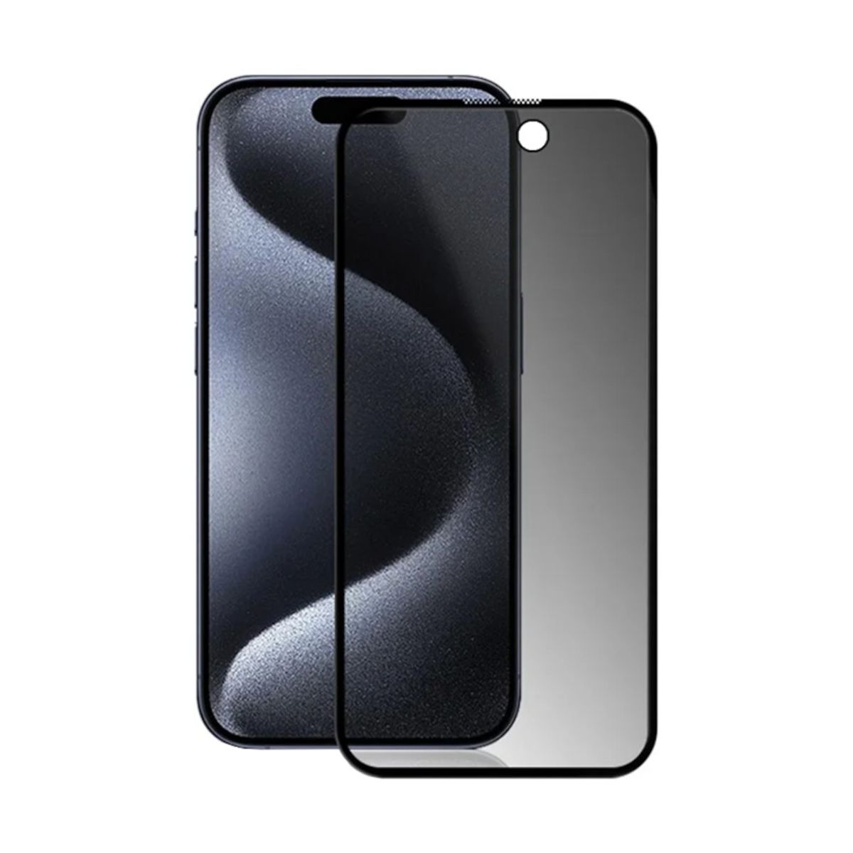 GENERICO - Protector de Pantalla Compatible con iPhone 15 Pro Max Anti Espía Mate