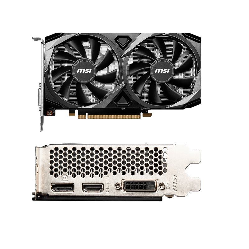 MSI - Tarjeta de video MSI RTX 3050 VENTUS 2X XS 8G OC 8GB GDDR6 PCIe Gen 4