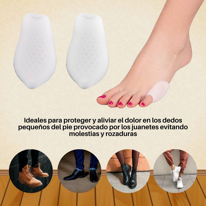 SILIFORM - Protector dedo meñique pie gel PAR