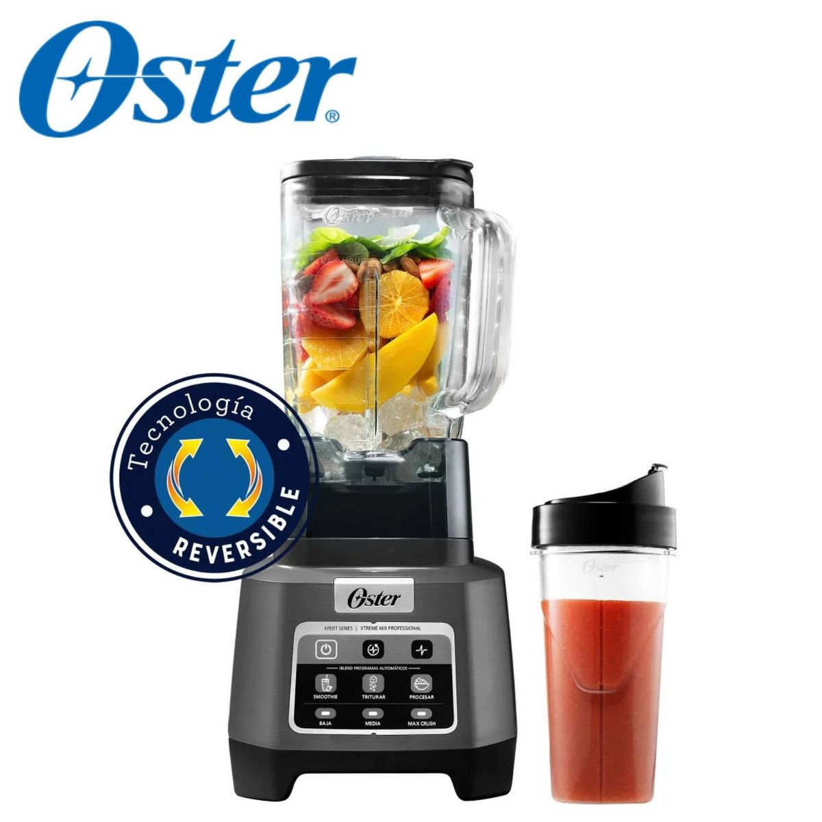 OSTER - Licuadora Oster BLSTXPG-BGW XTREME MIX y MAX CRUSH con Vaso Blend-N-Go