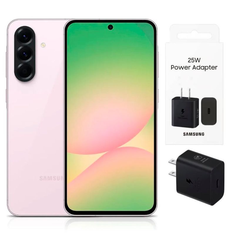 SAMSUNG - Galaxy A56 5G LTE 12GB256GB Rosa + Adaptador 25W