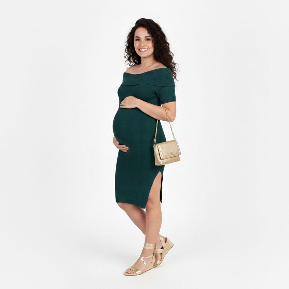 MOMMYLAND - VESTIDO MATERNAL OFF SHOULDER