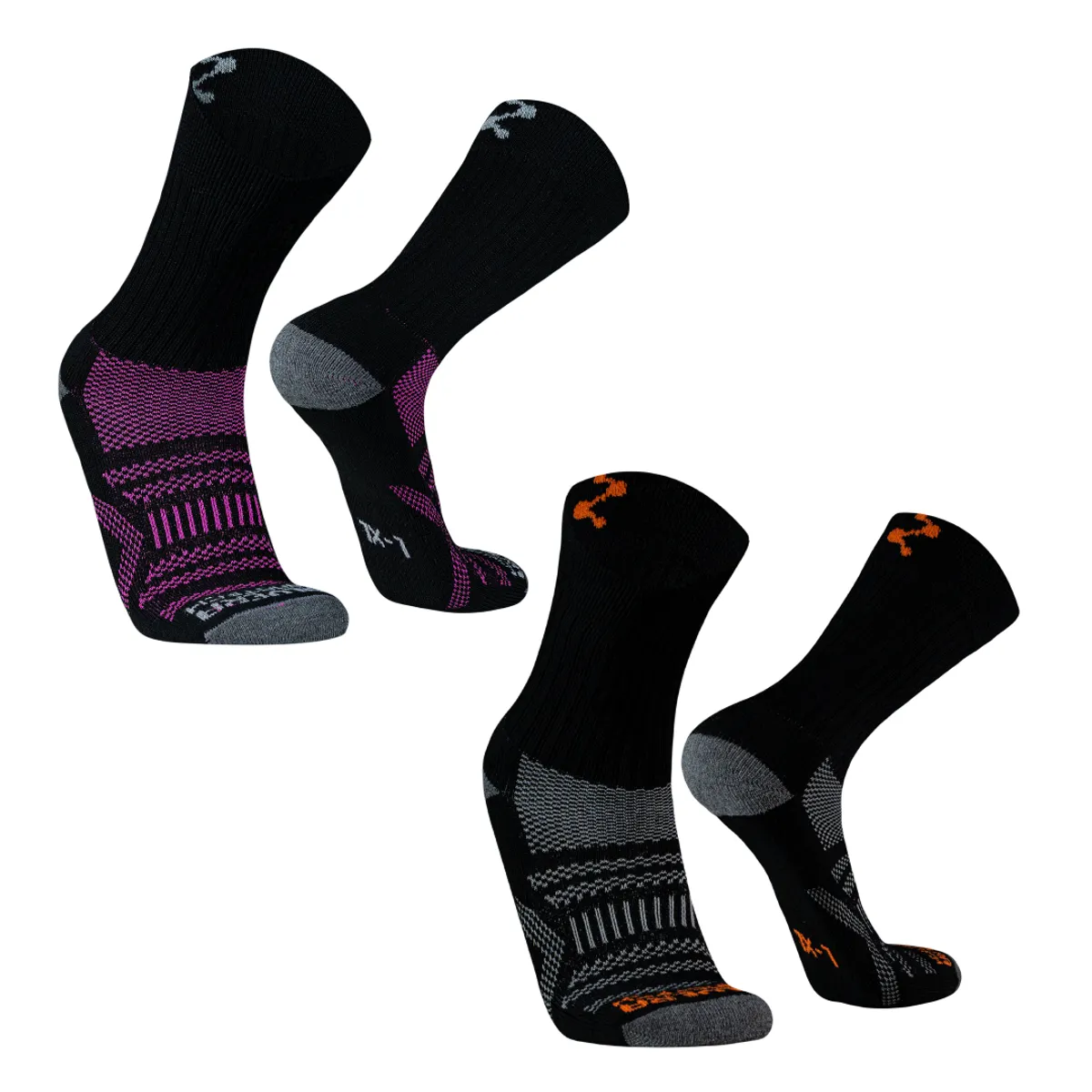 SILVERA NANOTECH - Medias trekking deportivas antibacterial 2-pack-