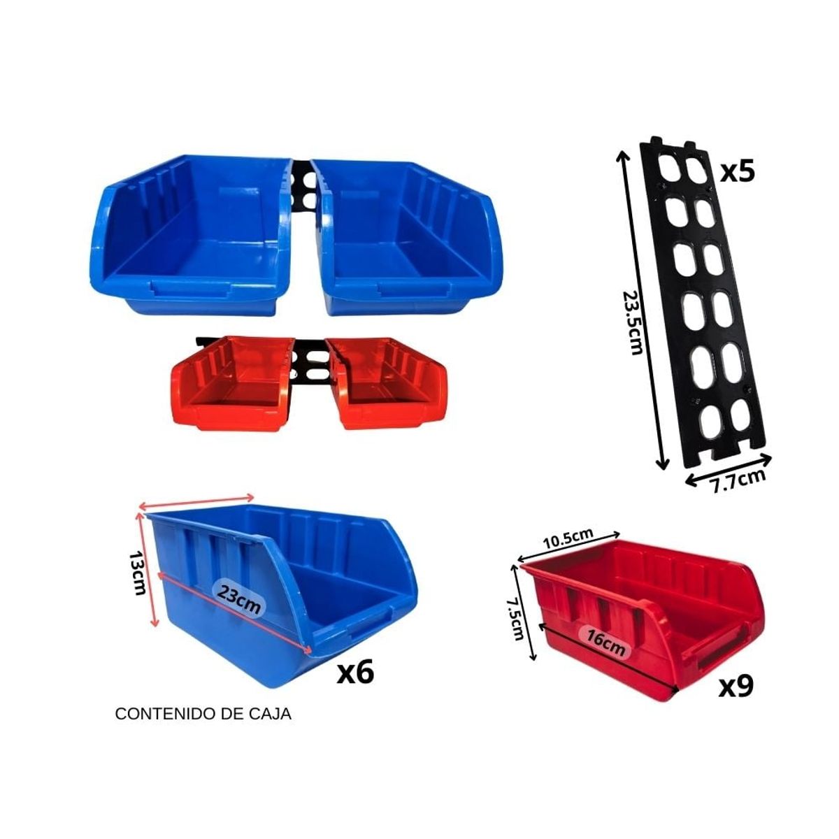 Set de Bandejas Apilables 15 Piezas, marca SHEEPBUSTER - Foto Principal