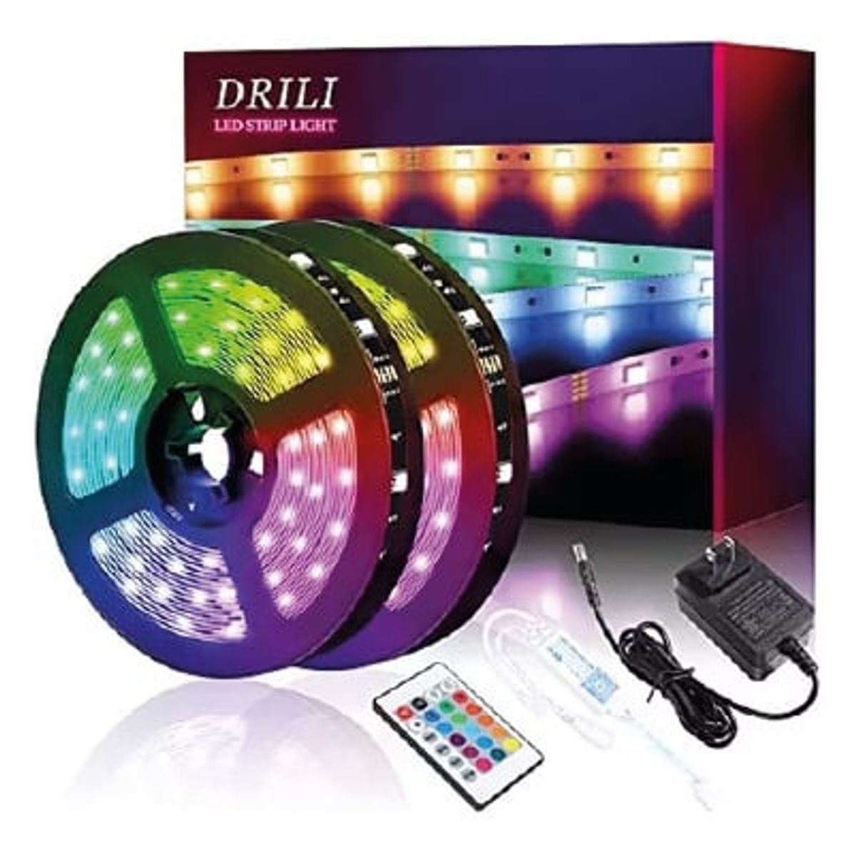 GENERICO - Cinta multicolor led 5MT con Control