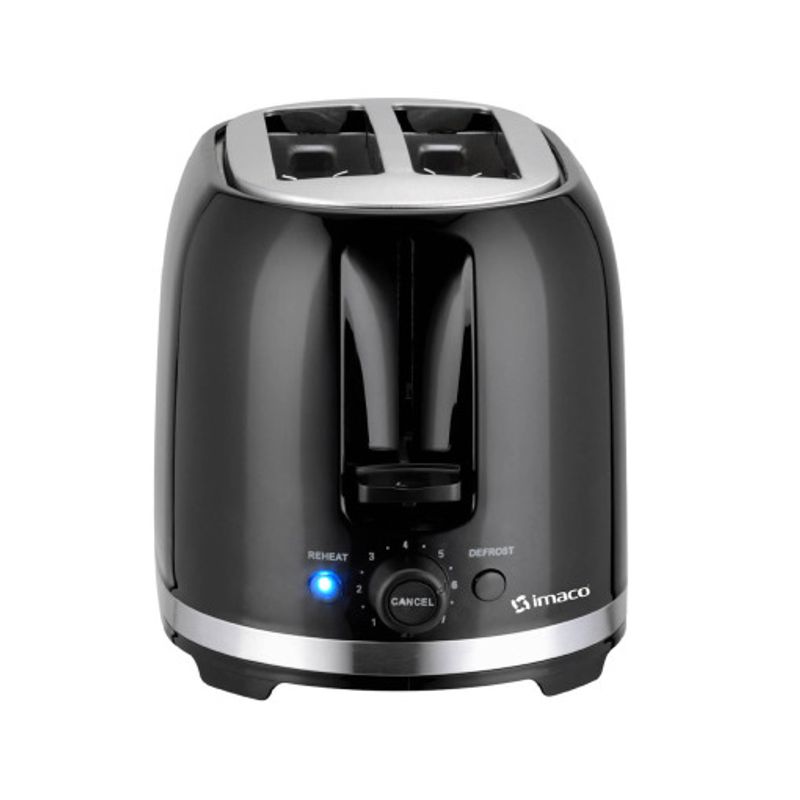 IMACO - Tostadora de 2 Rebanadas con 850W Imaco IBT2085N Negro
