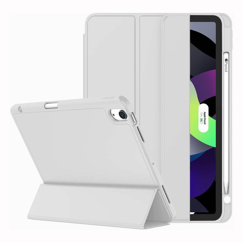 GENERICO - Funda Case Pencil Holder para iPad Air 11 Chip M2/M3 - Gris