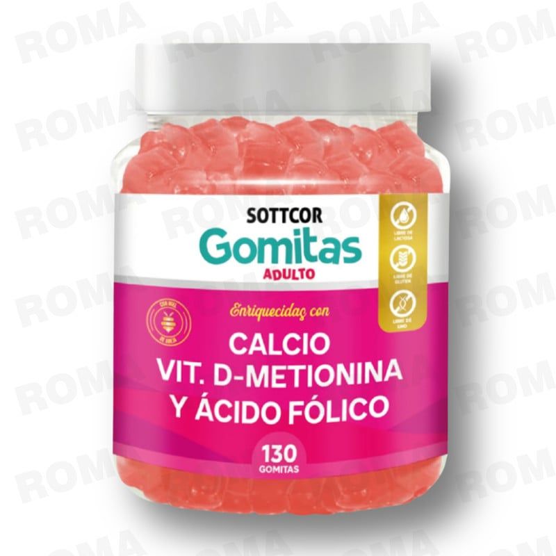 GENERICO - GOMITAS CALCIO 130 UND SOTTCOR LABS