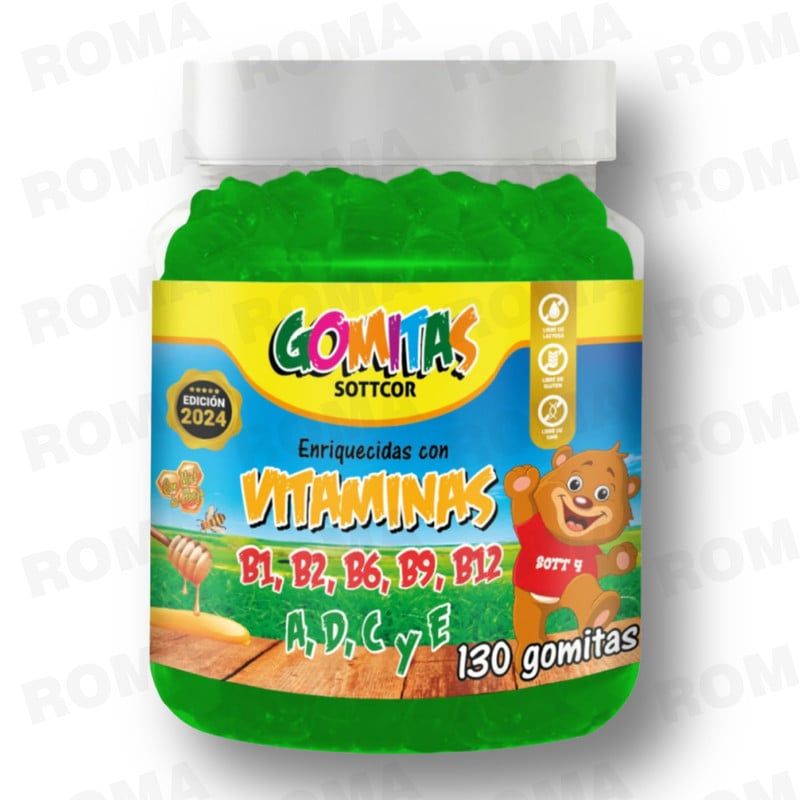 GENERICO - MULTIVITAMINAS NIÑOS 130 UND SOTTCOR LABS