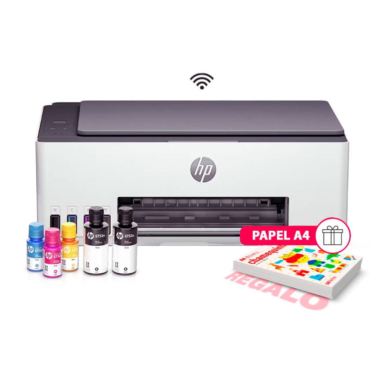 HP - Impresora HP Smart Tank 580 Multifuncional WiFi USB Impresión Móvil