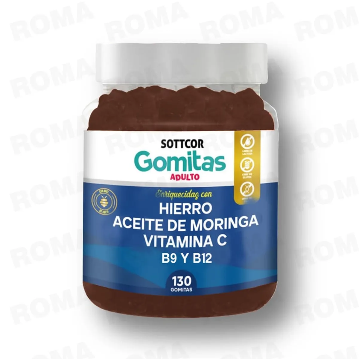 GENERICO - GOMITAS HIERRO 130 UND SOTTCOR LABS