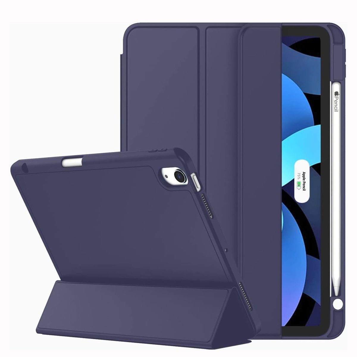 GENERICO - Funda Case Pencil Holder para iPad Air 11 Chip M2/M3 - Azul