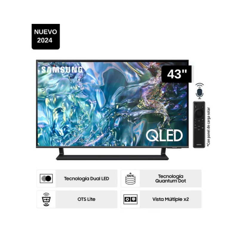 SAMSUNG - Televisor SAMSUNG QLED Tizen OS Smart Tv 43 4K QN43Q65DAGXPE