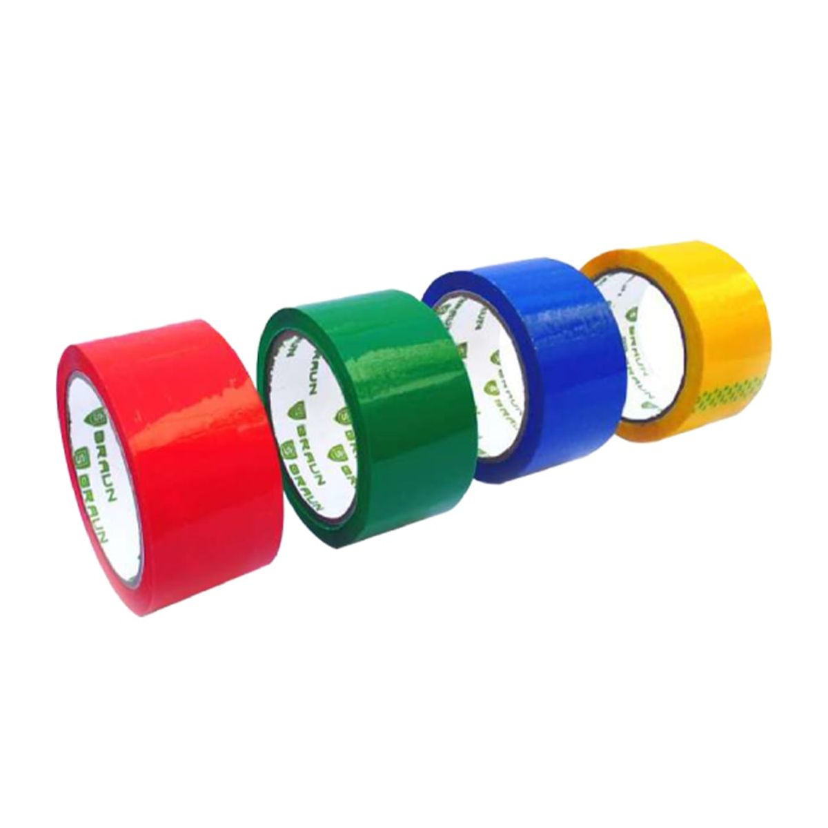 GENERICO - Pack X4 Cinta de Embalaje Color Adhesiva