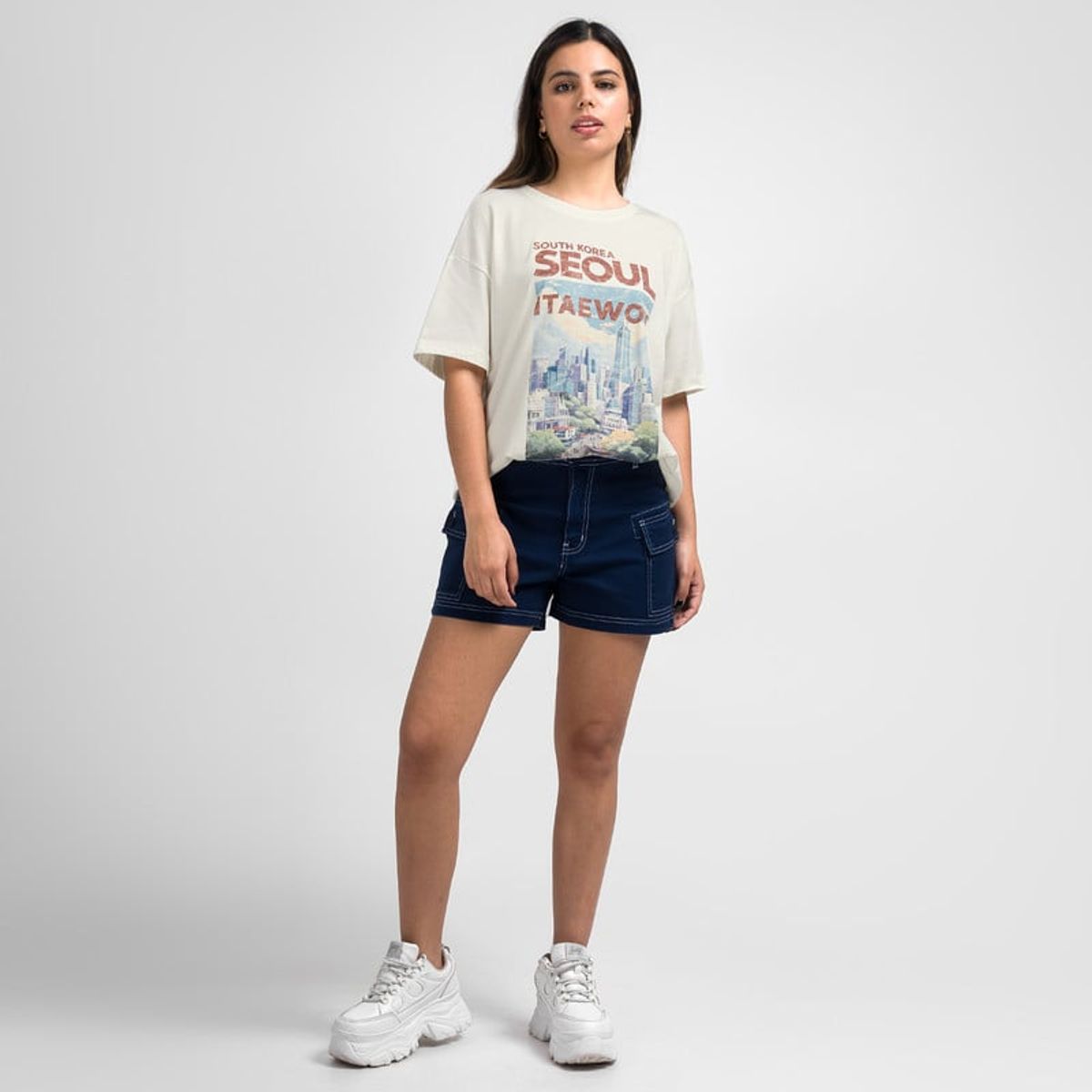 SQUEEZE - Short Drill Stretch Mujer Hadly Squeeze