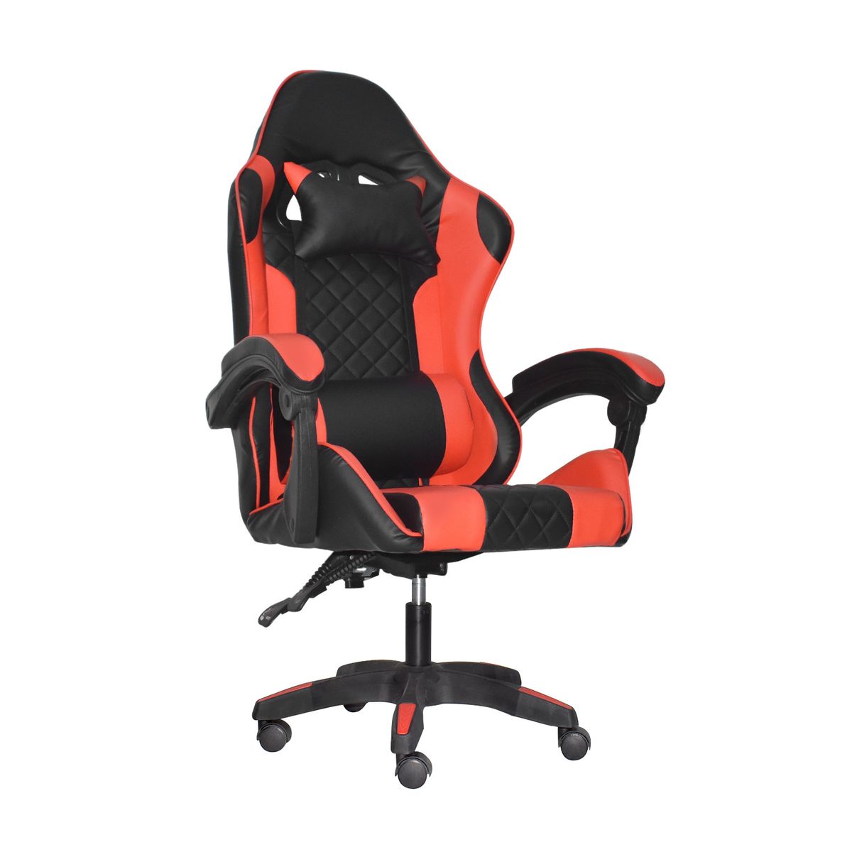 BONNO - Sillón Gamer BYD PU Negro/Rojo Ergonómico Bonno