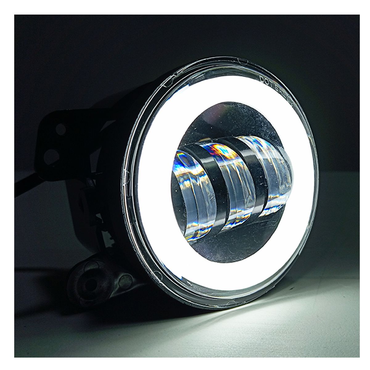 GENERICO - Juego Faro Led Neblinero Redondo Ojo Ángel 30w Auto Moto