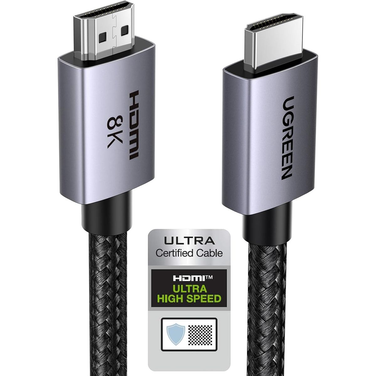 UGREEN - Cable HDMI 2.1 8K 5m 48Gbps Dolby Atmos Ugreen HDR HD171 - 35376