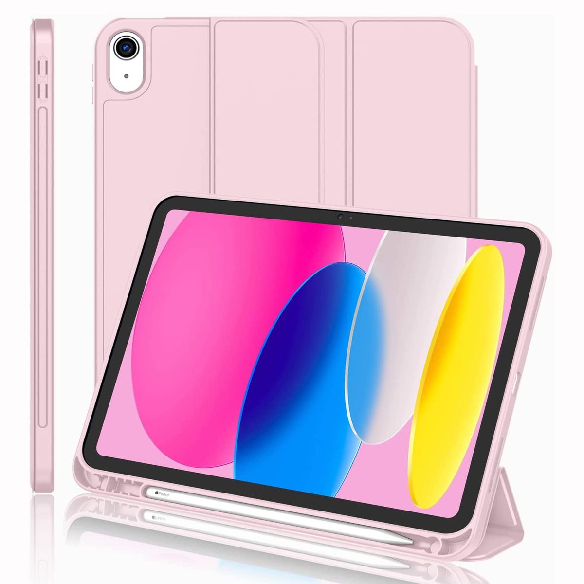 GENERICO - Funda Case Protector para iPad 10ma  11va Generación - Rosado
