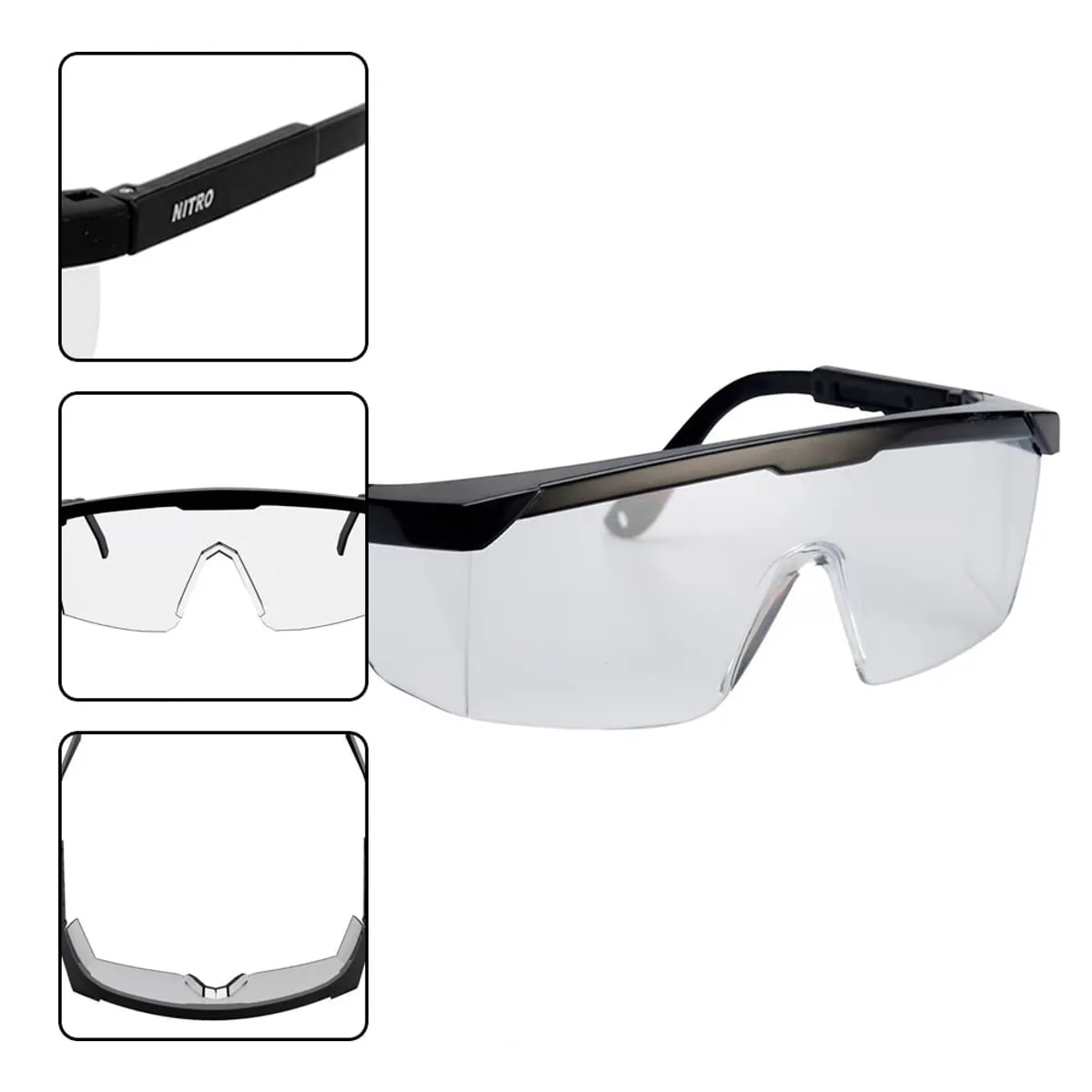 GENERICO - Lentes de Seguridad Redline Nitro Lentes Claro