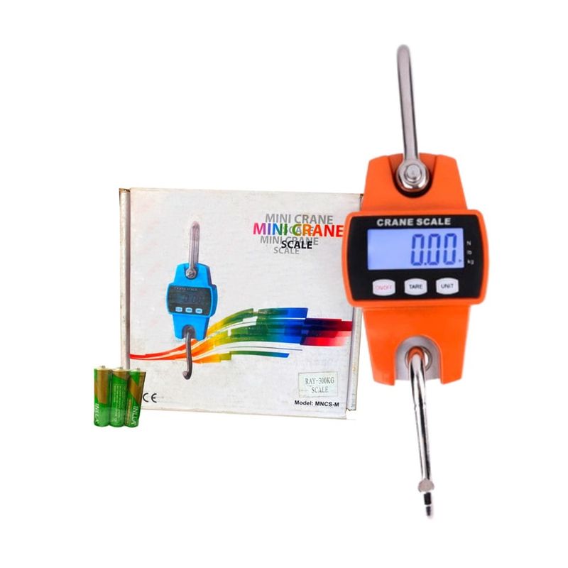 GENERICO - Balanza Colgante Mini Crane Scale 300kg Digital Gancho