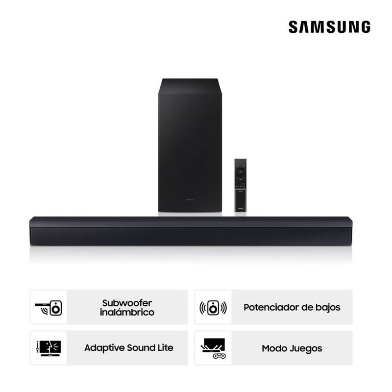 SAMSUNG - Soundbar Samsung Bluetooth 2.1 CH HW-C450