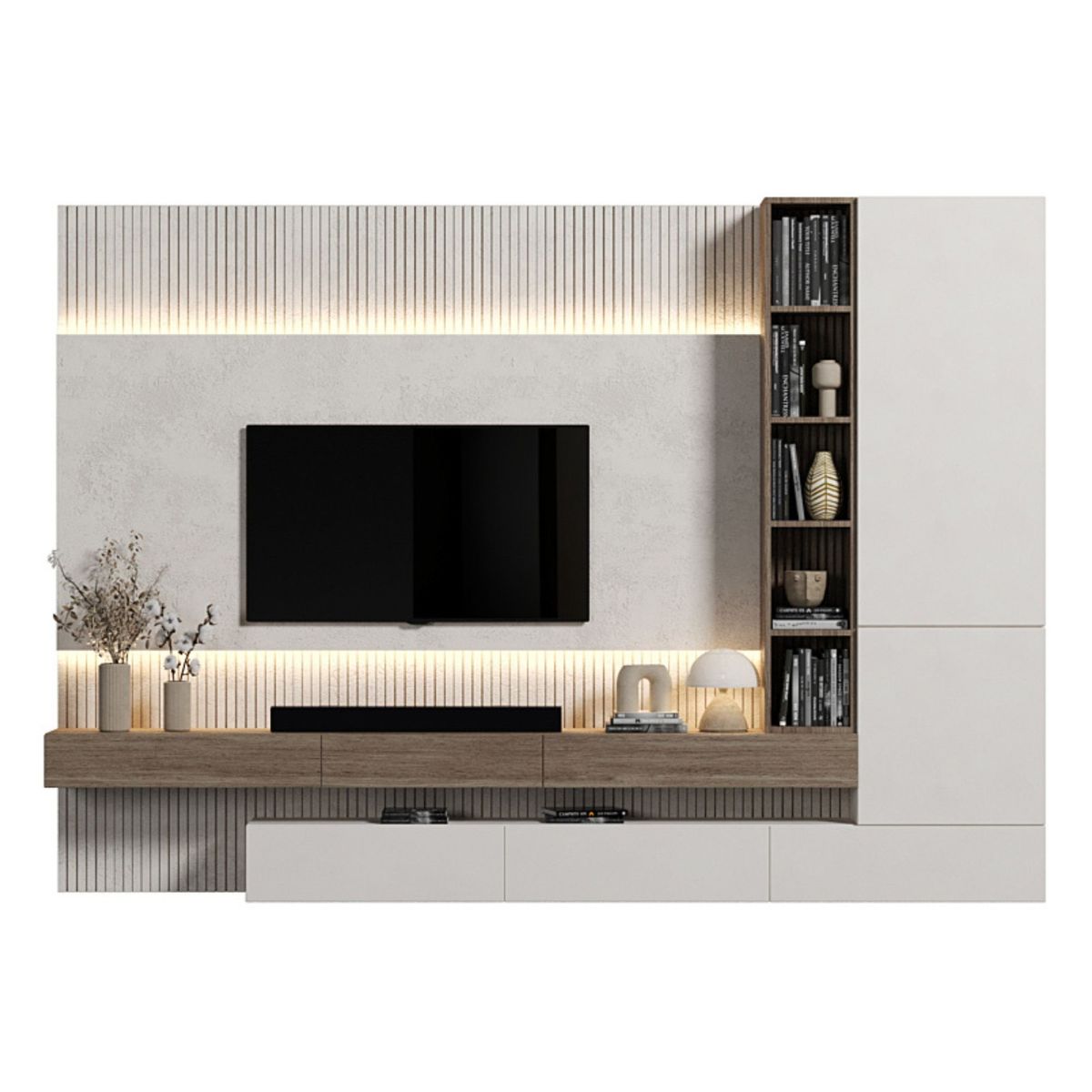 GENERICO - Centro de Entretenimiento Morens - Blanco y marrón