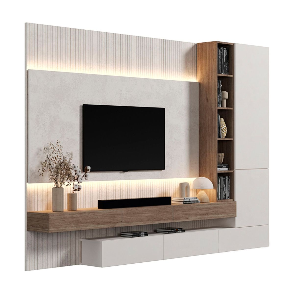 GENERICO - Centro de Entretenimiento Morens - Blanco y marrón