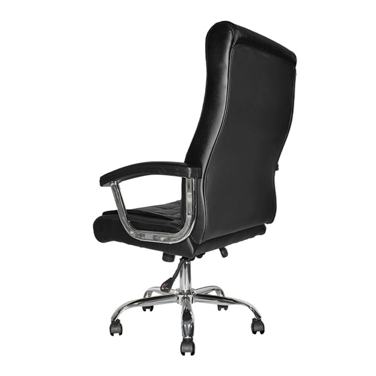 OFIDEAS - Silla Ergonómica Presidente Shiny Cuero Negro Ofideas