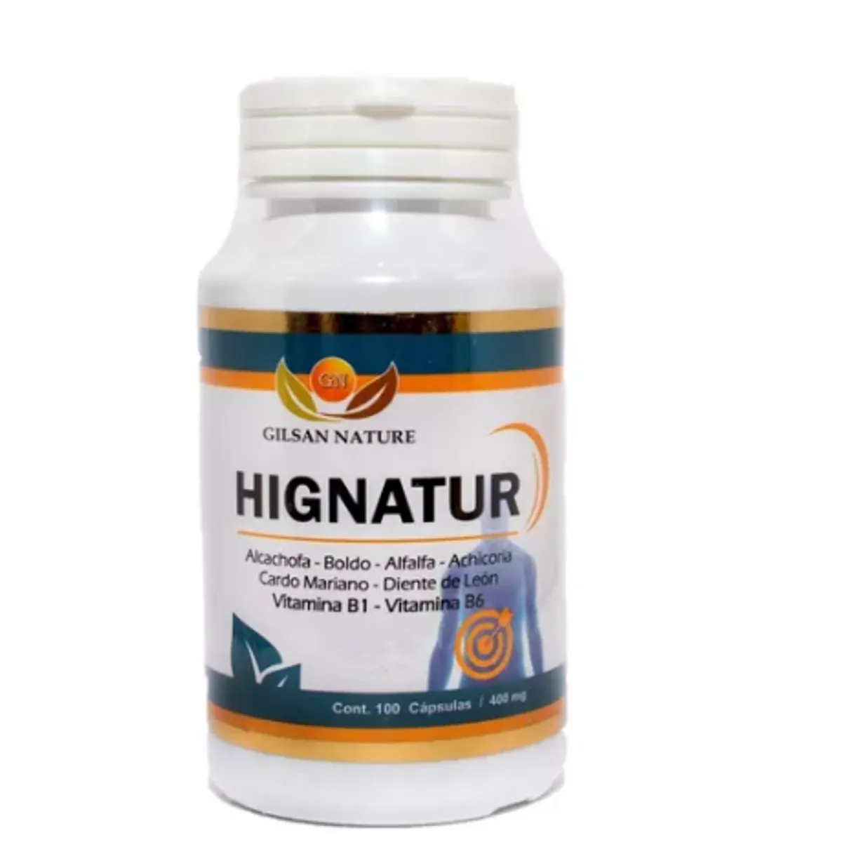 GENERICO - PACK X 2 - HIGNATUR 100CAP - CARDO MARIANO,DIENTE DE LEON, BOLDO, CONTRA EL HÍGADO