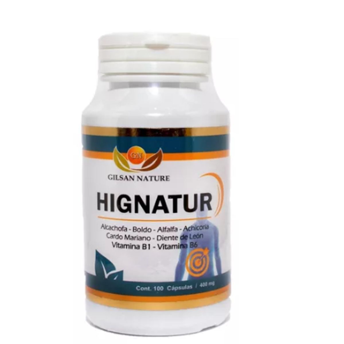 GENERICO - PACK X 2 - HIGNATUR 100CAP - CARDO MARIANO,DIENTE DE LEON, BOLDO, CONTRA EL HÍGADO