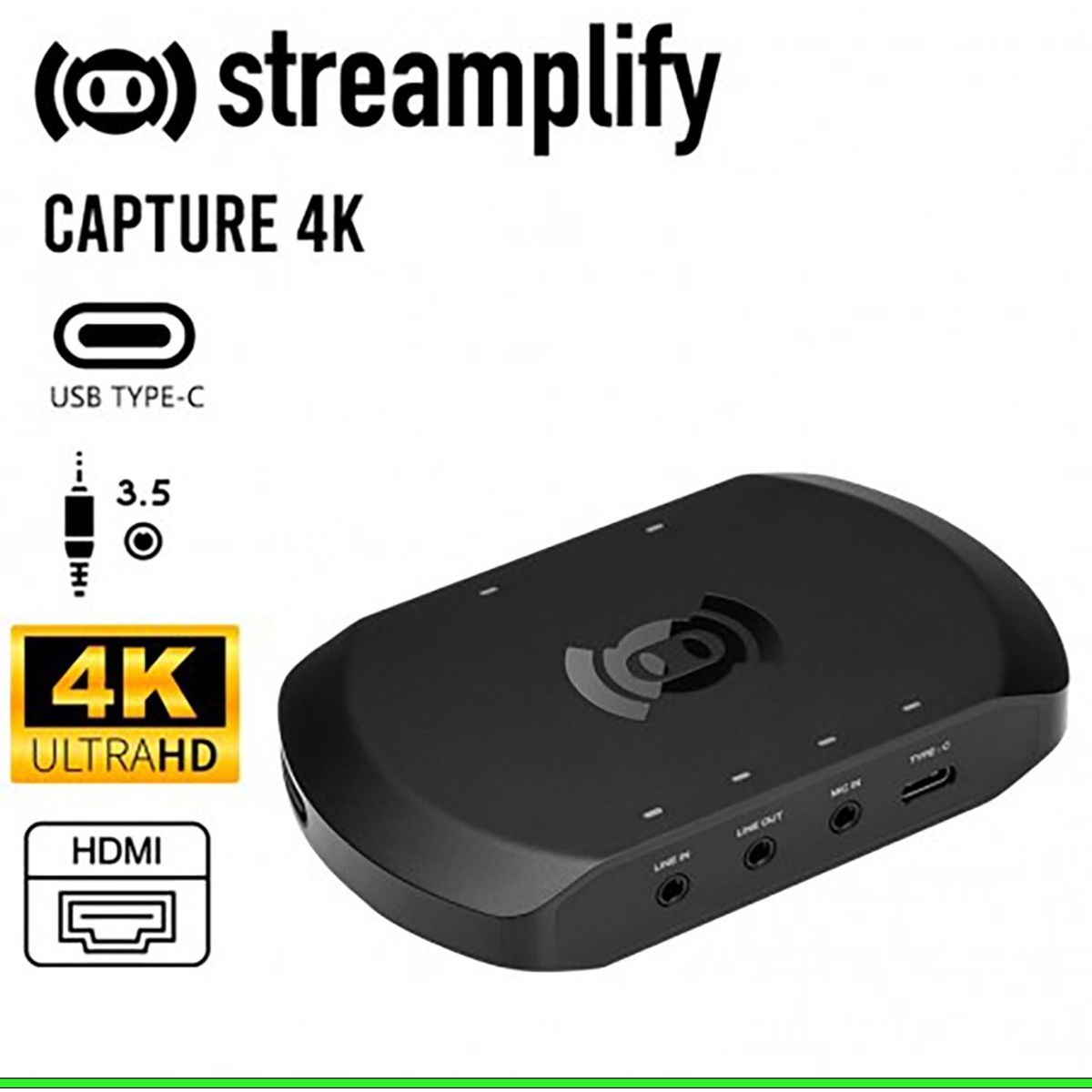 STREAMPLIFY - Capturador de Video Streamplify CAPTURE-4K30-BK Black