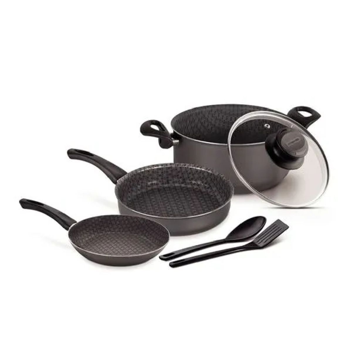 TRAMONTINA - JUEGO BATERIA COCINA X6 PARIS + JGO UT.X3 ROJO- TRAMONTINA- 75286018