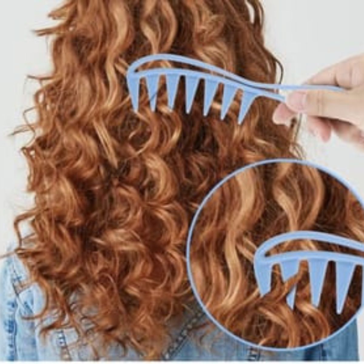 SANTOS RIZOS - Peine de Ducha desenredante - Dientes anchos