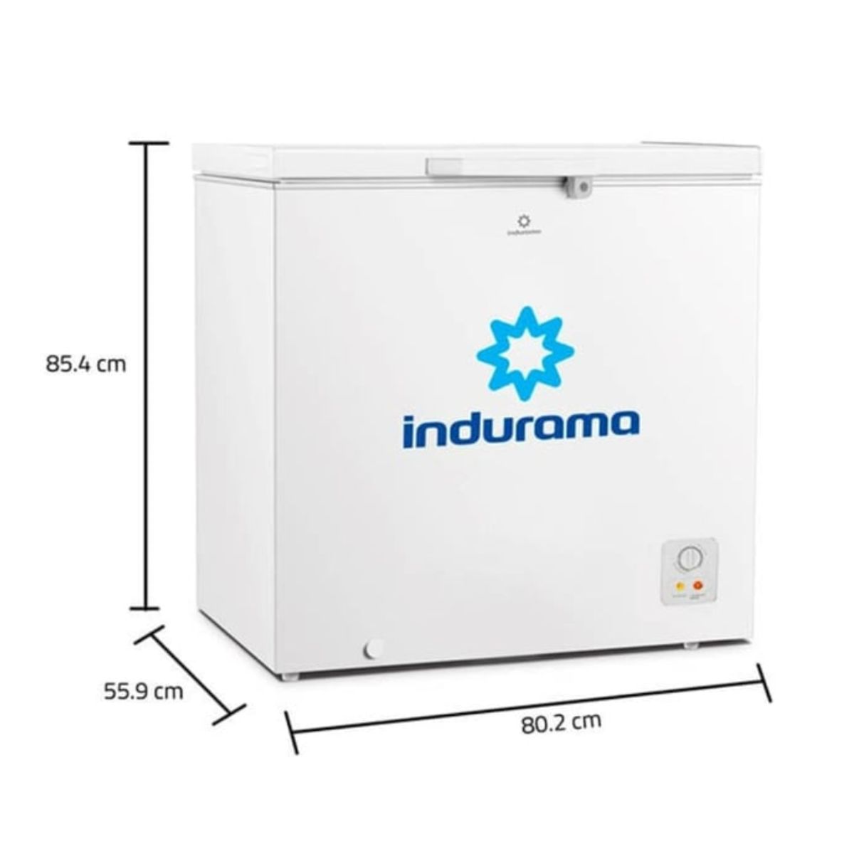 INDURAMA - CONGELADOR INDURAMA 198 L BLANCO CROMA  - CI-220BL