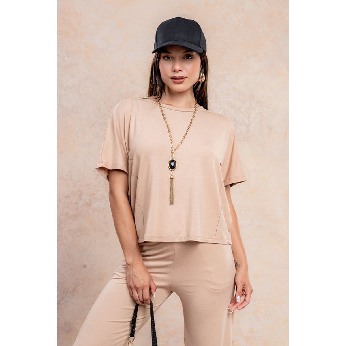 GENERICO - Set Básico Mujer Antonia Color Camello Estacion 108